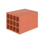 طوب احمر مجوف ارتفاع 20 سم شركة الصراط مقاس 30×20 سم