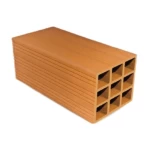 طوب أحمر مجوف مصنع العمودي أبعاد 40×20×20 سم الكمبرسور...