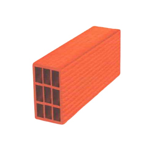 طوب احمر مجوف لبناء 9 فتحات شركة الميمني مقاس 40×20×15 سم الوزن 8.5 كجم