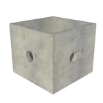 فتحة خرسانية مقاس الغرفة 120x120x120 سم