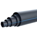 مواسير بلاستيك HDPE PN 16 بار [PE 100] OD 630 مم SDR 11 لون أسود مع...